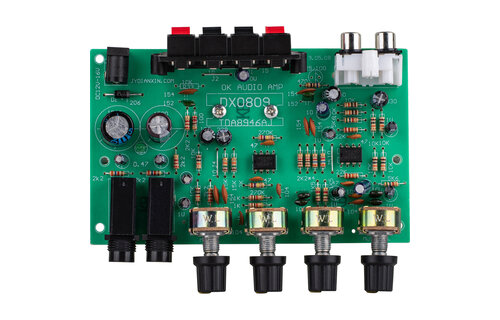 TDA8946 Hi-Fi Stereo 12-15 VDC 60W Max Amp Board with Microphone and Line Inputs