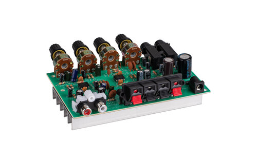TDA8946 Hi-Fi Stereo 12-15 VDC 60W Max Amp Board with Microphone and Line Inputs