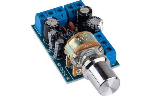 TDA2822M Low Voltage Stereo 2 x 1W Audio Amplifier Board