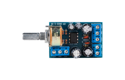 TDA2822M Low Voltage Stereo 2 x 1W Audio Amplifier Board