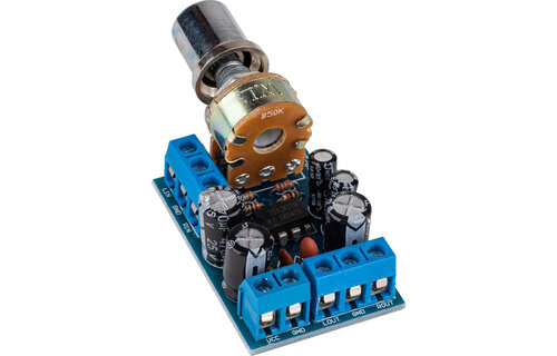 TDA2822M Low Voltage Stereo 2 x 1W Audio Amplifier Board