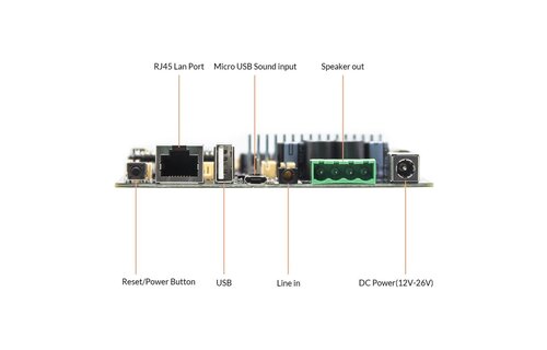 Up2Stream Mono Amplifier Module WiFi Bluetooth 5.0