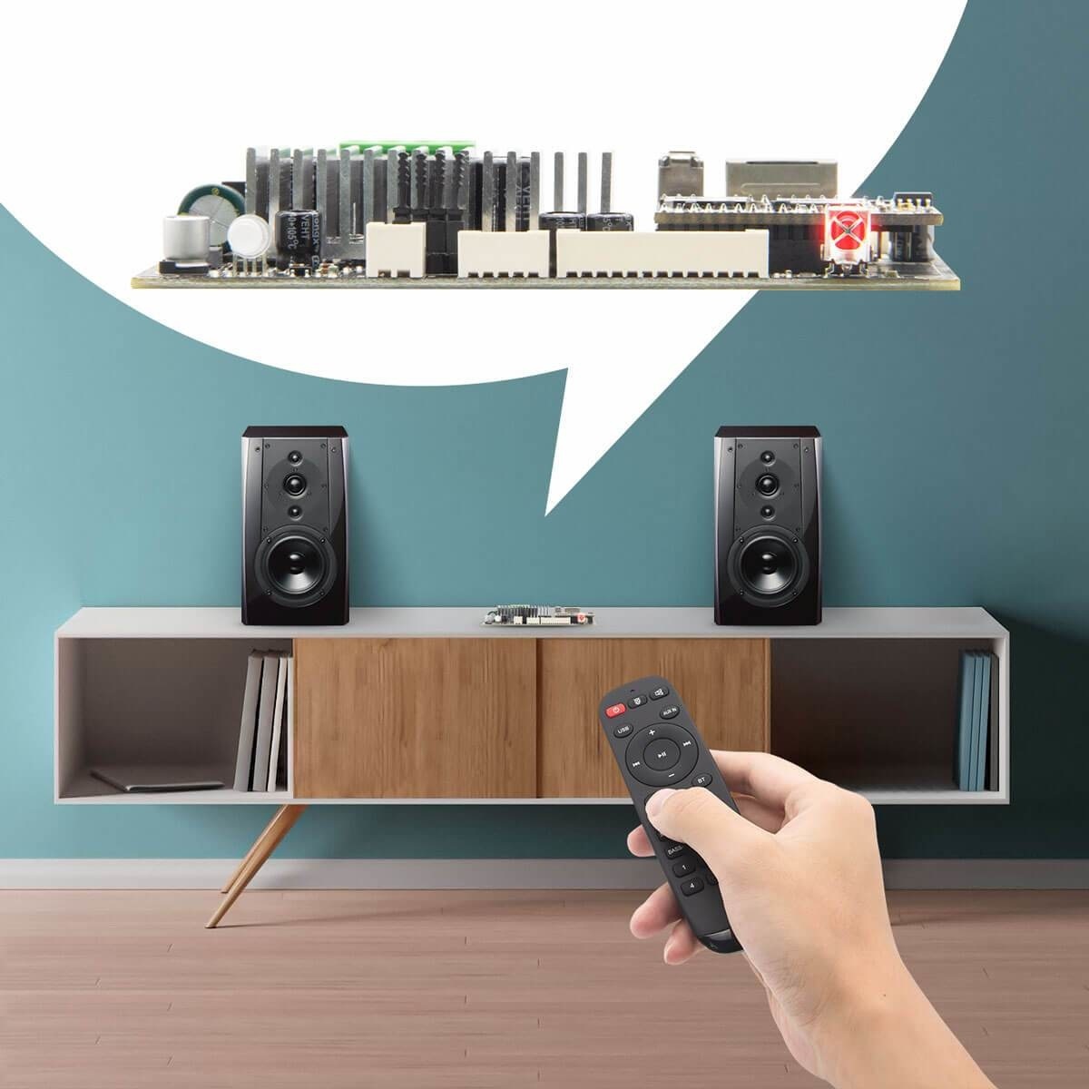 Up2Stream Mono Amplifier Module WiFi Bluetooth 5.0