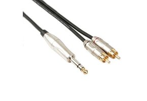 Jack 6.3 mm - RCA Tulpenkabel