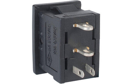 SPST Mini Rocker with Red LED