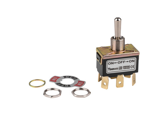 DPDT On/Off/On Toggle Switch