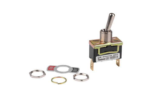 SPST On/Off Toggle Switch 2 Spade 15A 250VAC 2 Position
