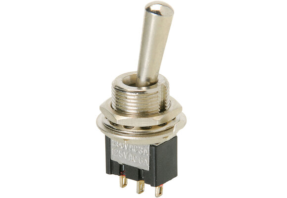 SPDT Mini Toggle Switch with Tapered Knob