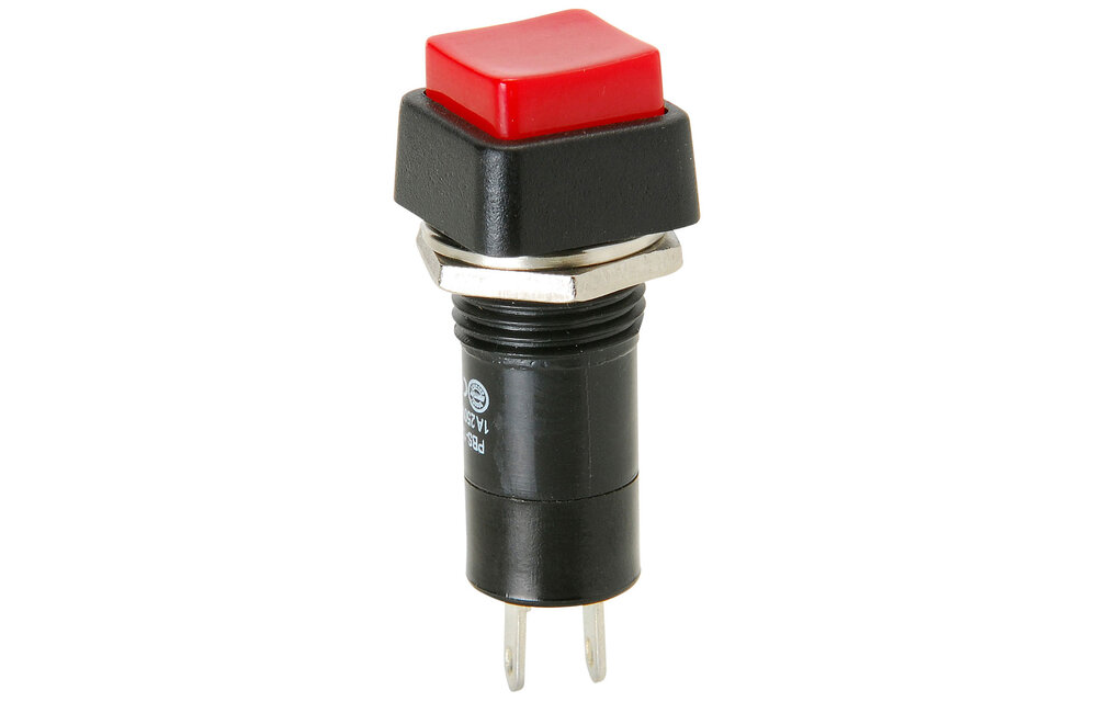 Momentary N.O. Square Push Button Switch