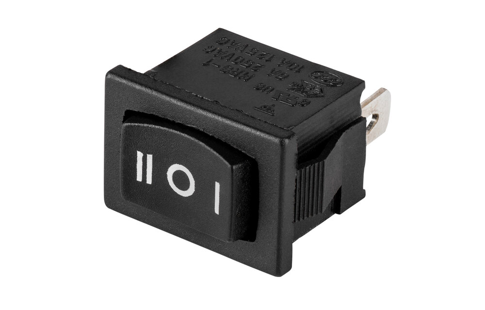 SPDT Miniature Rocker Switch Center Off