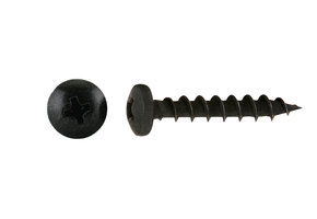 Deep Thread Pan Head Screw Black | 4.2 mm x 25.4 mm