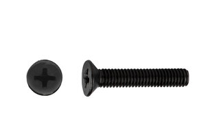 Machine Screw Black Oxide | M3 x 16 mm