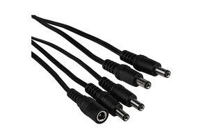 2.1 x 5.5mm DC Y Cable 1 Female to 4 Male