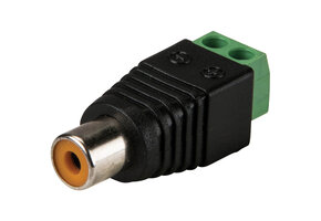 RCA Female to Screw Terminal Connector