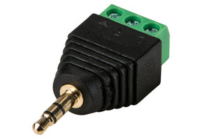 3.5 mm Male to Screw Terminal Connector