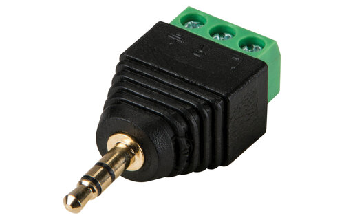 3.5 mm Male to Screw Terminal Connector