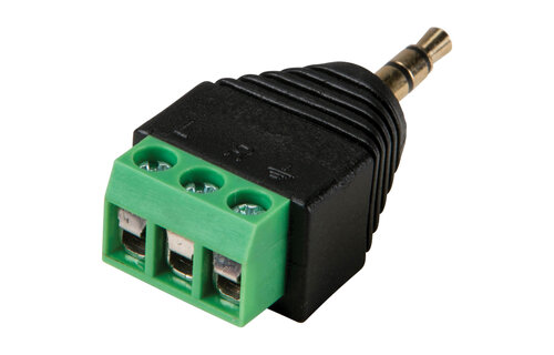 3.5 mm Male to Screw Terminal Connector