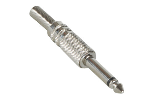 6.35 mm Mono Phone Plug Metal