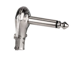 6.35 mm Mono Right Angle Phone Plug Metal