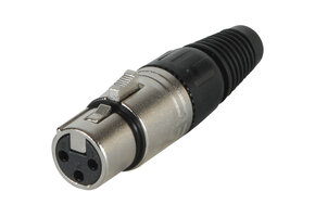 Female Cable Mount XLR Connector Nickel