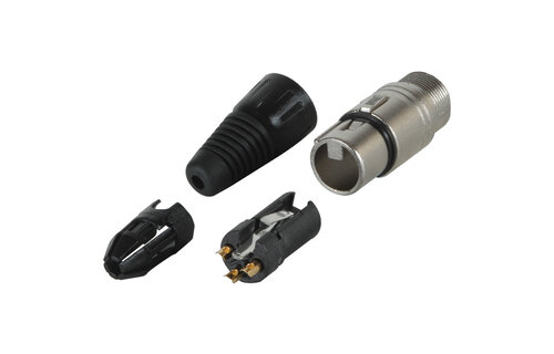 Female Cable Mount XLR Connector Nickel