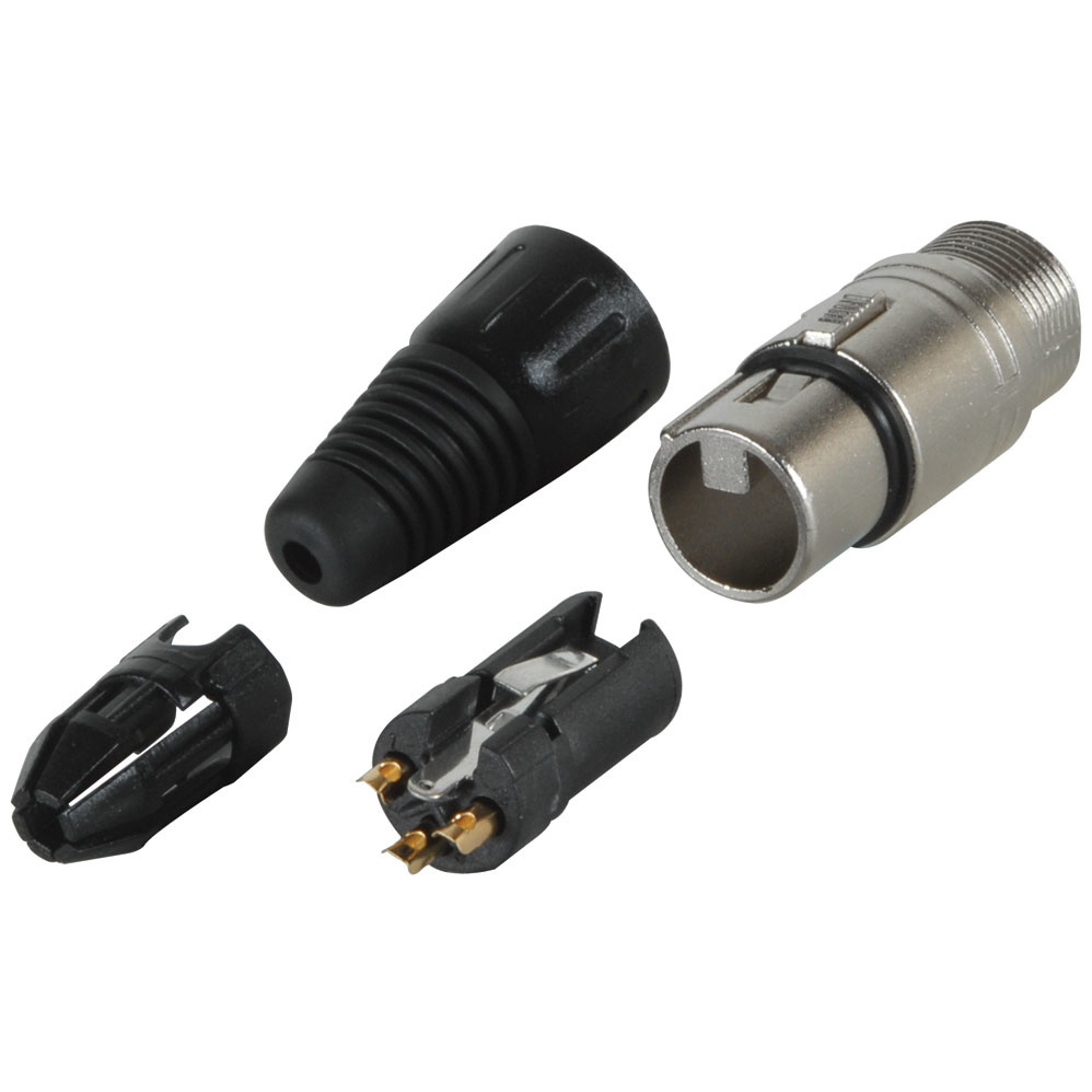 Female Cable Mount XLR Connector Nickel
