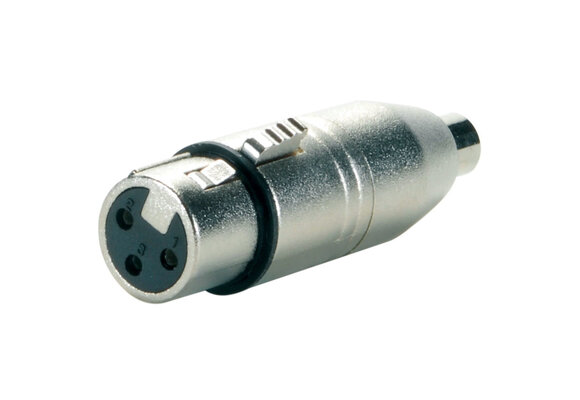 XLR Female to RCA Female Adapter