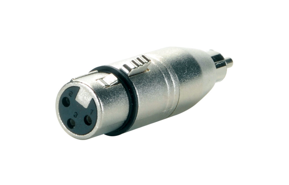 XLR Female to RCA Male Adapter
