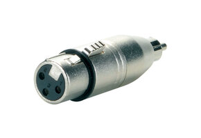XLR Female to RCA Male Adapter