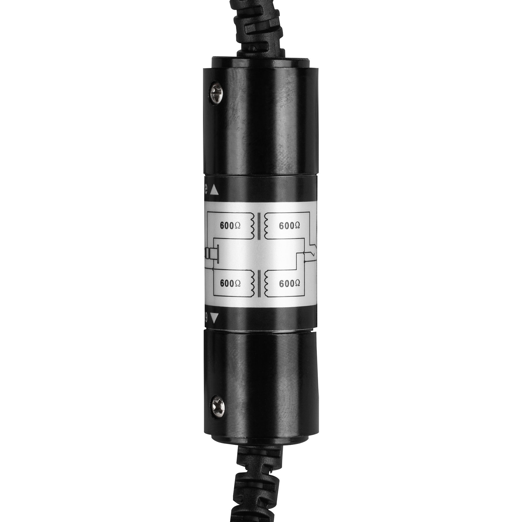 Professional Grade Audio Ground Loop Noise Eliminator 3.5mm Male to Female 600 Ohm