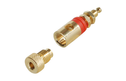 Gold Plated Binding Post Banana Jack Pair