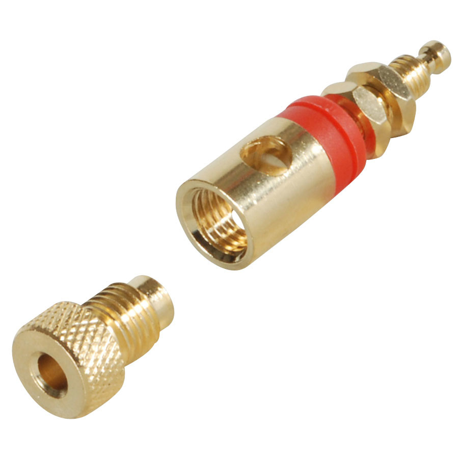 Gold Plated Binding Post Banana Jack Pair