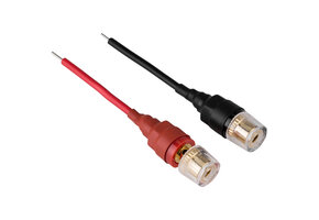 Lil Piggies Binding Post Banana Jacks to Lead Wire Adapter Set