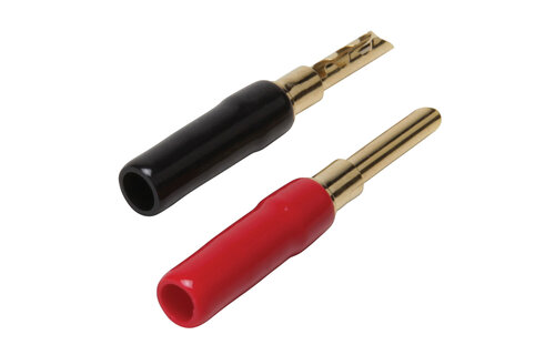 Gold Plated Screw Type Banana Plugs 14-8 AWG