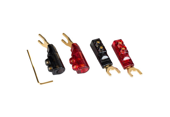 Spade Terminals Poly Carbonate Shell 2 Pairs