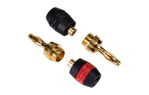 Compression Style Banana Plugs 2 Pairs