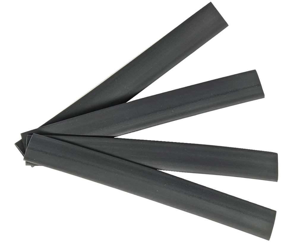 Black 12mm Heat Shrink 3:1 | 15 cm x 4 Pcs.