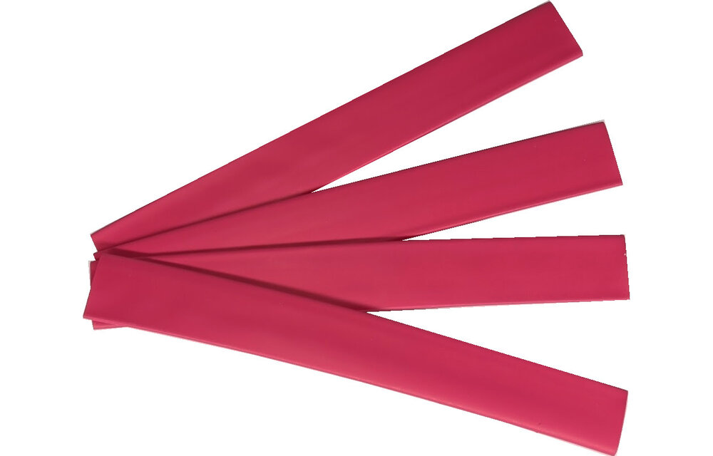 Red 12mm Heat Shrink 3:1 | 15 cm x 4 Pcs.