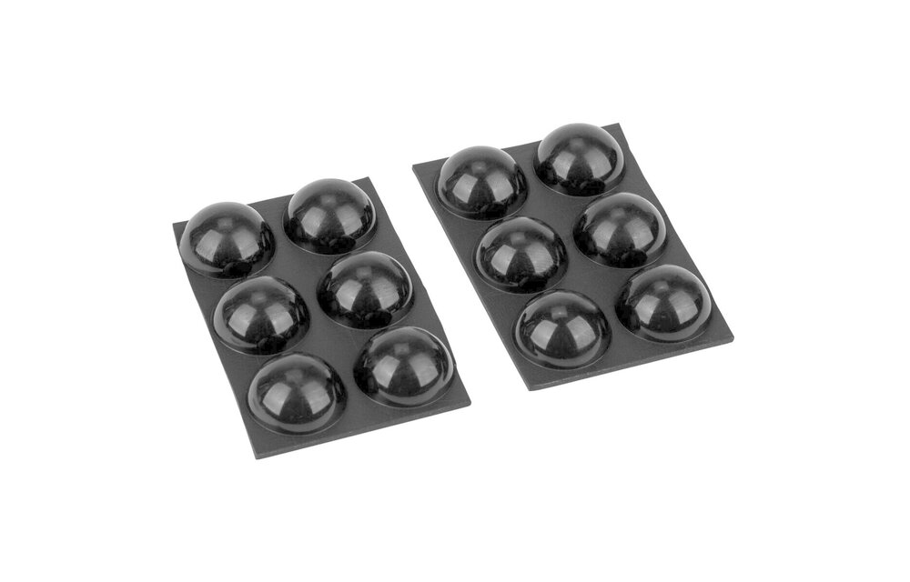 Adhesive Rubber Feet Dome Shaped 12-Pack