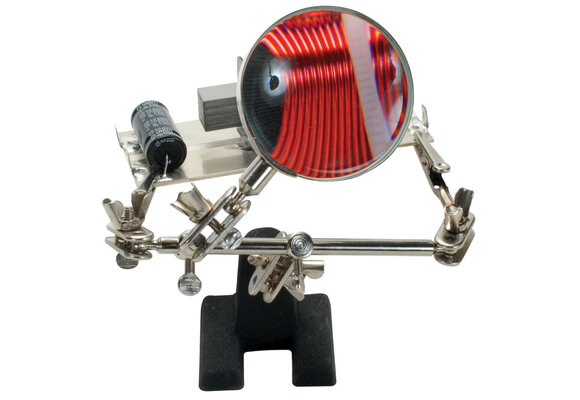 Dual Helping Hands with Magnifier