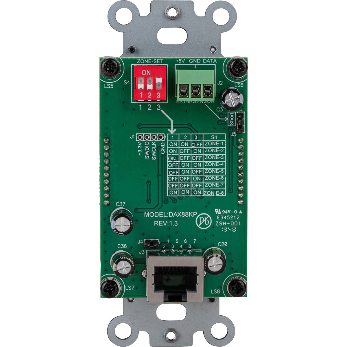 DAX88KP In-Wall Control Keypad
