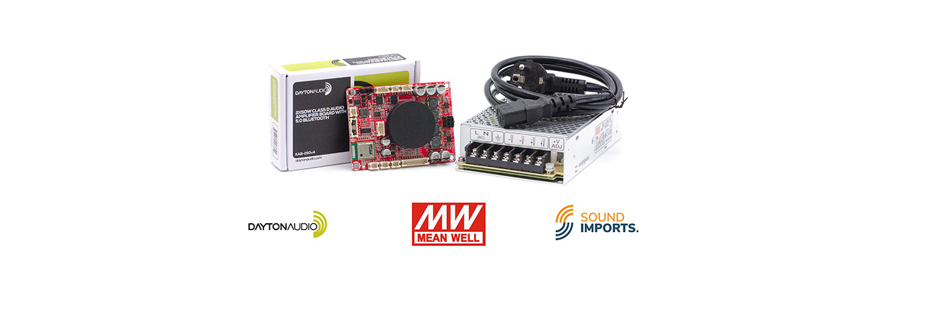 Hoe sluit ik een Mean Well-voeding aan op een versterkerbord?