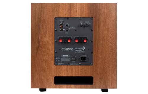 CS1200 12" 200W Powered Subwoofer Wood
