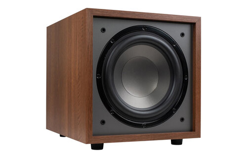 CS1000 10" 180W Powered Subwoofer Wood
