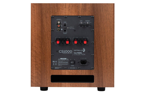 CS1000 10" 180W Powered Subwoofer Wood