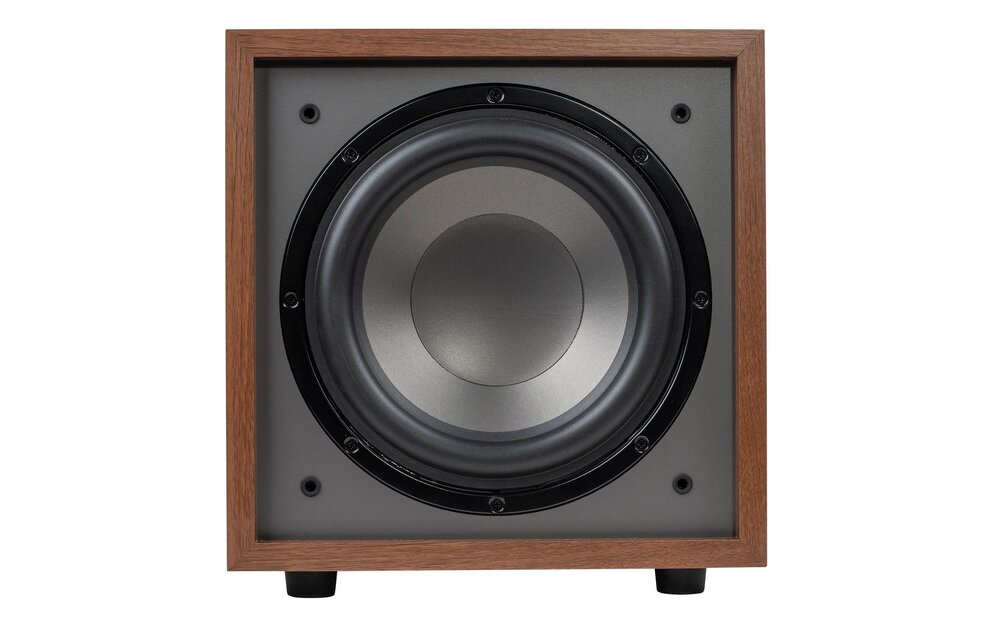 CS1000 10" 180W Powered Subwoofer Wood