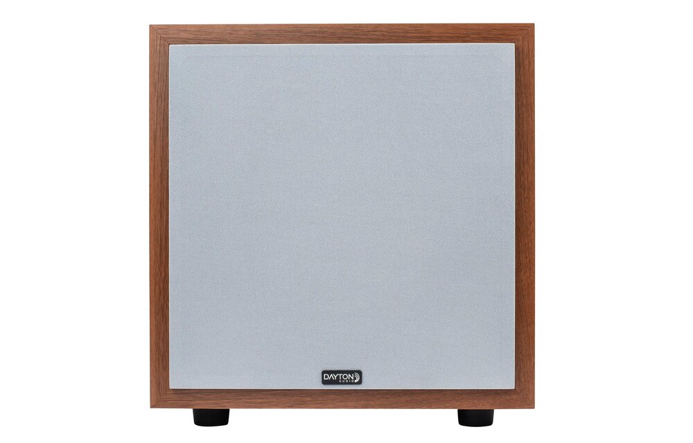 CS1000 10" 180W Powered Subwoofer Wood