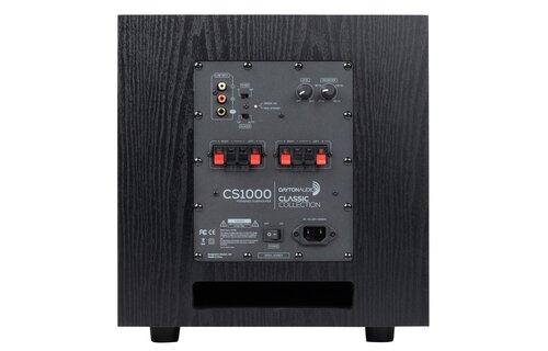 CS1000 10" 180W Powered Subwoofer Black