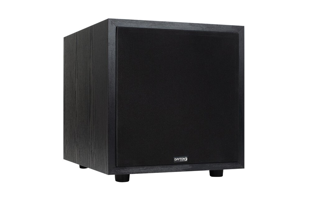 CS1000 10" 180W Powered Subwoofer Black