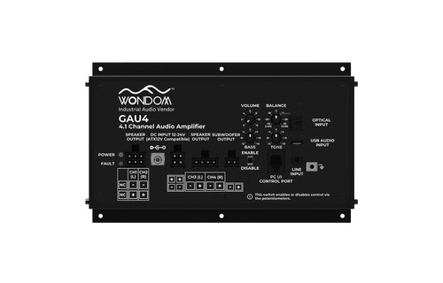 AA-AS43112 GAU4 4x50W + 1x100W 4.1 Gaming Amplifier for Racing Simulator